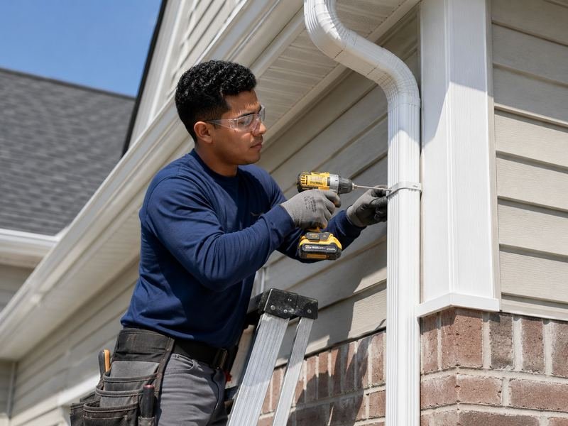 Downspout Installation in Beaumont, TX